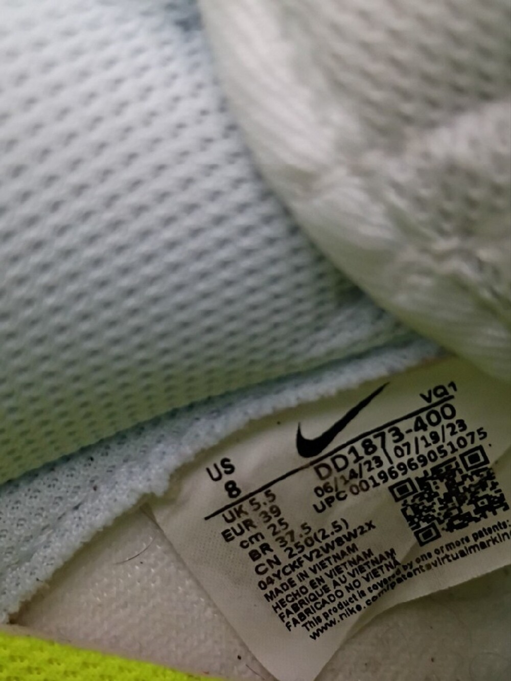 Nike Women's Dunks Low-Top Sneakers - Light Blue & White Size 8 - Picture 7 of 13